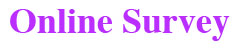 Online Survey